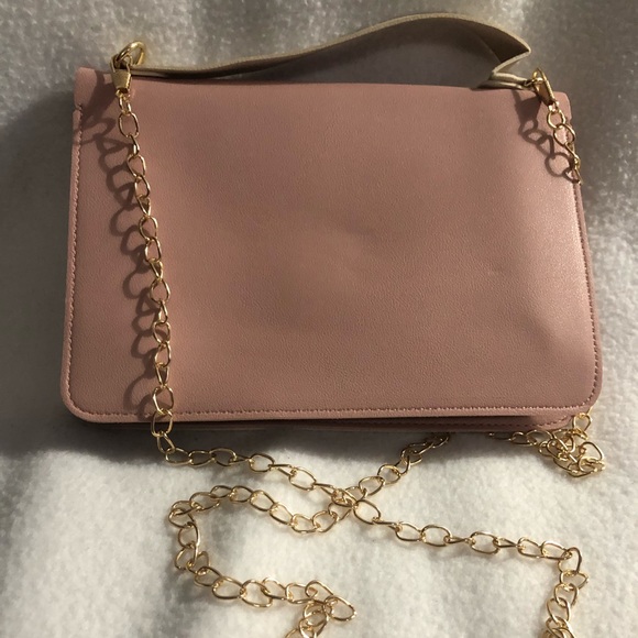 Soft pink starry mini purse - Picture 4 of 6